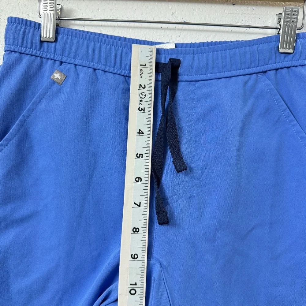 FIGS Zamora Jogger Scrub Pants Mens Size XS Blue Drawstring Medical Workwear